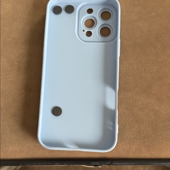 Iphone 16 pro Max Floral Phone Case with Stand - Blue and Pink - Picture 2 of 6